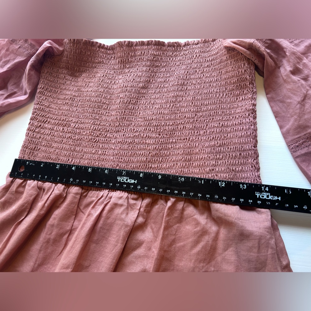 Reformation Pink Puff Sleeve Dress - Picture 10 of 10